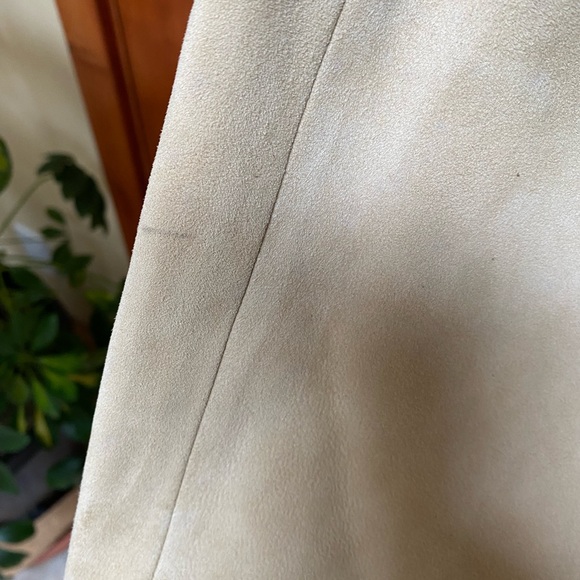 Express Design Studio “Editor” suede pants. Bootcut, size 8, cream/light khaki - Picture 13 of 15